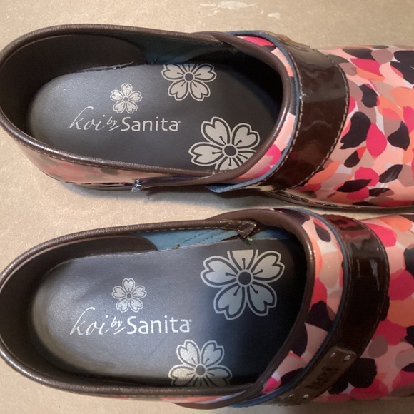 SANITA Size 40 US 9-9.5 NURSE WAITRESS Danish Clogs Shoes 👞 - Picture 5 of 11